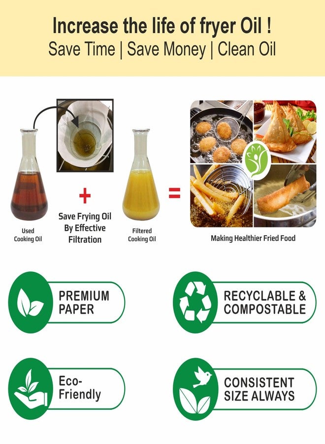 Oddy Hot Cooking Oil Filter Bags, 30 litres Filteration Capacity of Each Bag, Cooking Oil Strainer Pack of 10 Filter Bags for Kitchen, Cafes & Resturants - Image 4